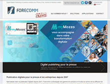 Tablet Screenshot of forecomm.net